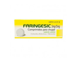 Imagen del producto Faringesic 20 comprimidos sabor limón