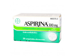 Imagen del producto Bayer aspirina 500mg 20 comprimidos efervescentes