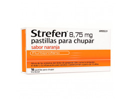 Imagen del producto Strefen 8,75 mg 16 past chupar naranja