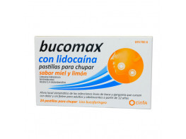 Imagen del producto Bucomax 24 pastillas chupar miel limón