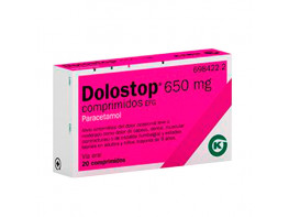 Imagen del producto Dolostop 650 mg 20 comprimidos