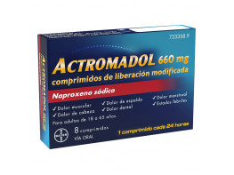 Imagen del producto Actromadol 660 mg comprimidos de liberación modificada
