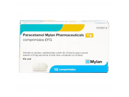Imagen del producto Paracetamol Mylan Pharmaceuticals 1g comprimidos EFG

