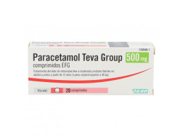 Imagen del producto Paracetamol Teva Group 500 mg comprimidos EFG
