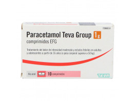 Imagen del producto Paracetamol Teva Group 1 g comprimidos EFG
