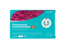 Imagen del producto Paracetamol stadapharm 1g 10 comprimidos efg