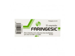 Imagen del producto Faringesic 20 comprimidos sabor menta