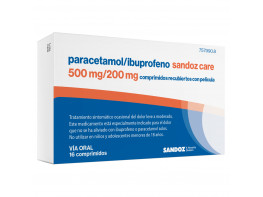 Imagen del producto Paracetamol/Ibupro sandoz 500/200x16 comp