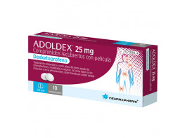 Imagen del producto Adoldex 25mg 10 compr
