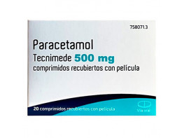 Imagen del producto Paracetamol tecnimede 500mg 20 compr
