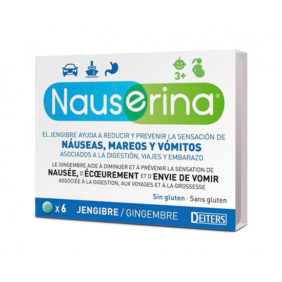Imagen de Nauserina 6 comprimidos