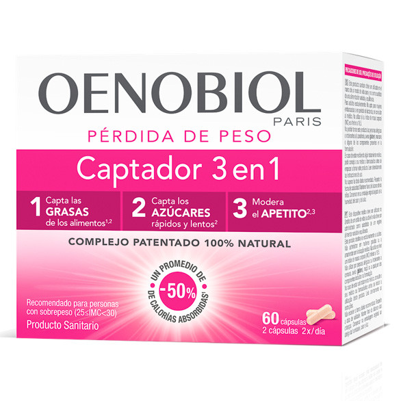 Imagen de Oenobiol captador 3 en 1 60 cápsulas