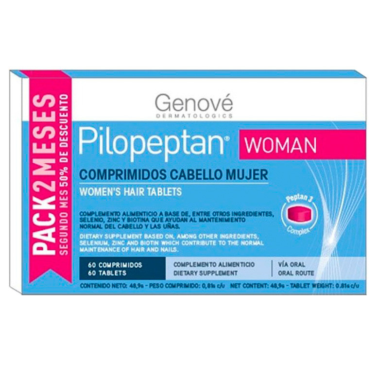 Imagen de Pilopeptan woman pack 2 meses 60 comprimidos
