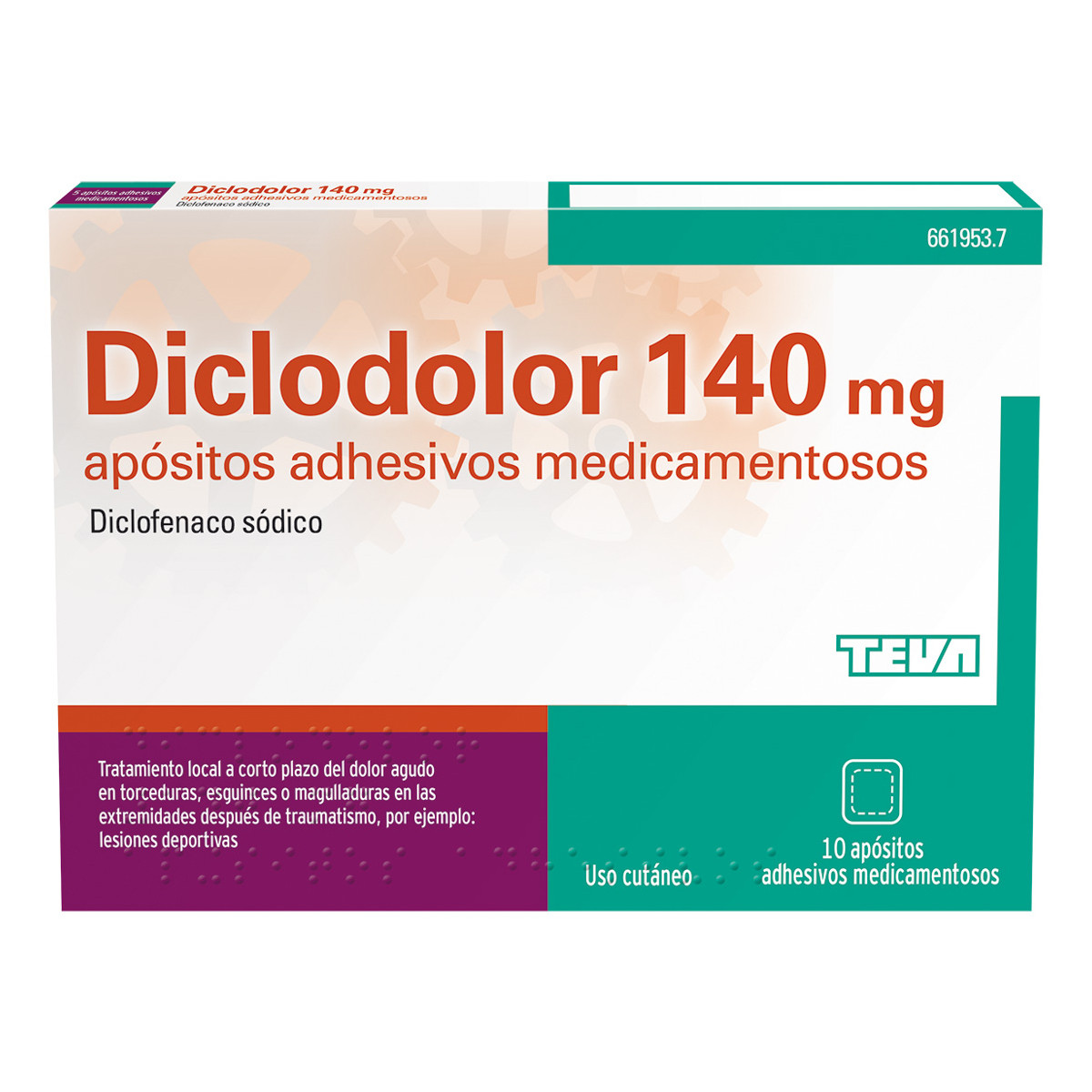 Imagen de Diclodolor 140 mg 10 apósitos