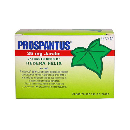 Imagen de Prospantus 35 mg 21 sobres jarabe 5 ml