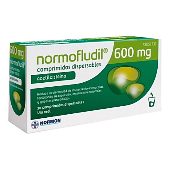 Imagen de Normofludil 600mg 20 comprimidos